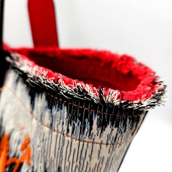 CHRISTIAN LOUBOUTIN Model: Blue Frangibus Medium Tote BagNEW - Picture 6 of 16